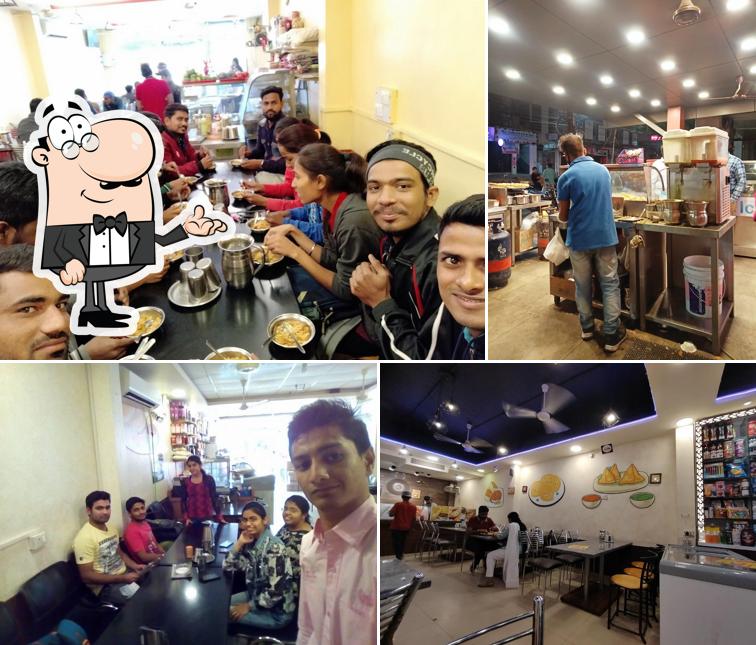 The interior of Fire & Ice Family Restaurant Restaurant in Ujjain