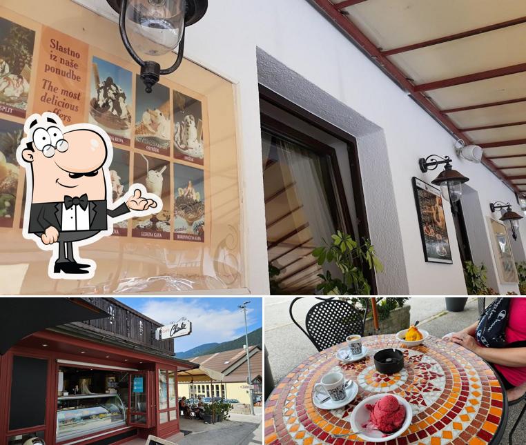Gli interni di Kavarna - Slaščičarna "Charlie" Mitja Košir s.p