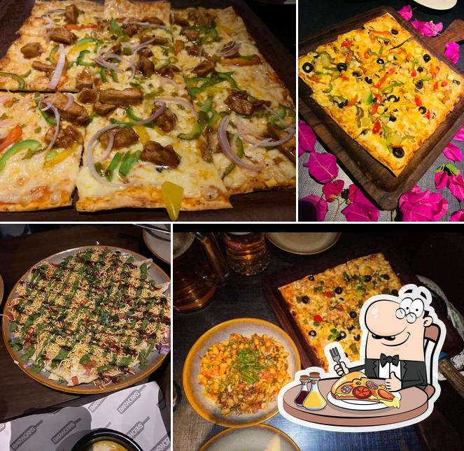 Get pizza at Barworks Eatery & Bar