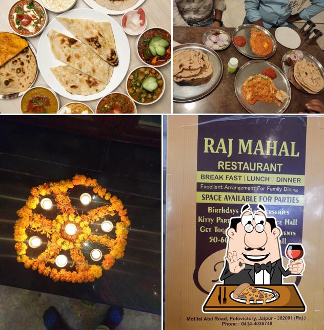 Order pizza at Rajmahal Restaurant