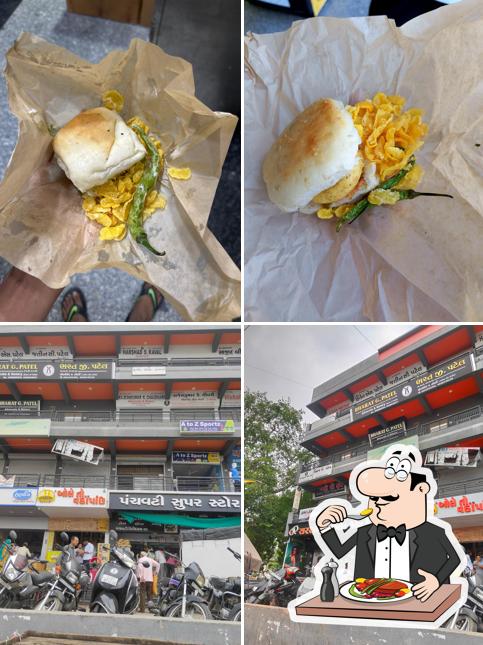 Among various things one can find food and exterior at Bole To Vadapaav