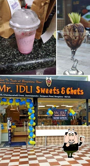 Enjoy a beverage at Elina's Cafe and Restaurant