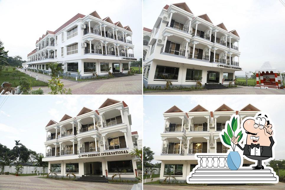 The exterior of HOTEL Debrani International Jalpaiguri
