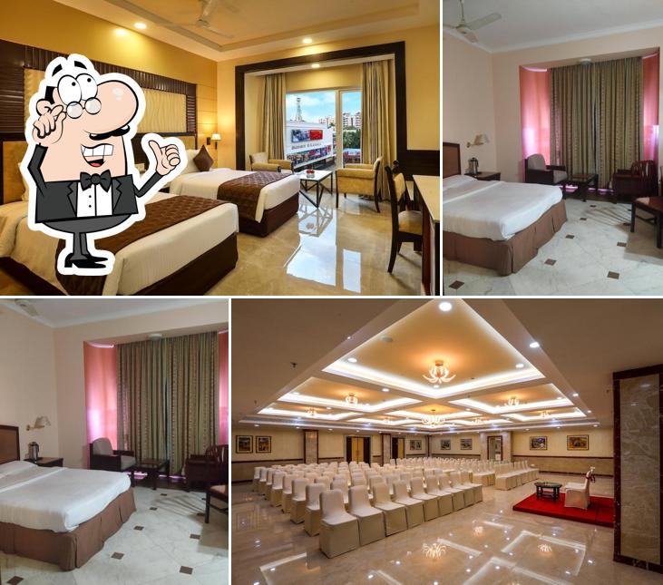 The interior of Hotel Aadithya