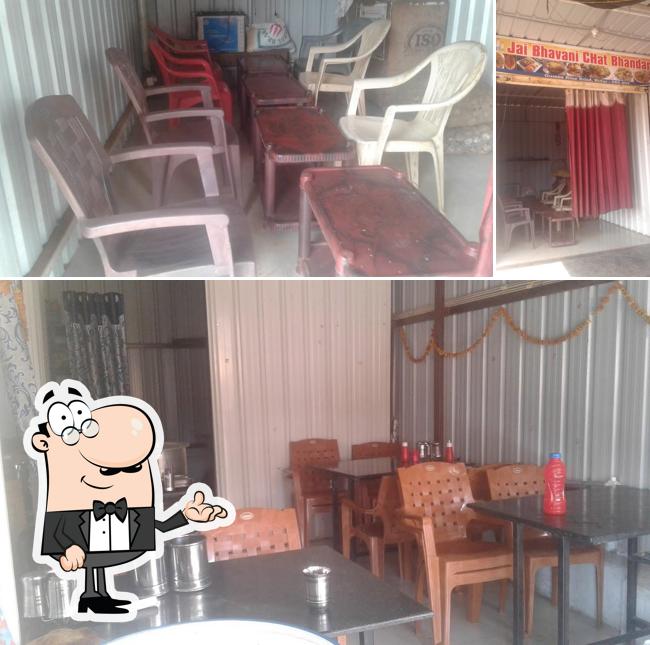 The interior of Jai Bhavani Khanavali & Tiffin Center