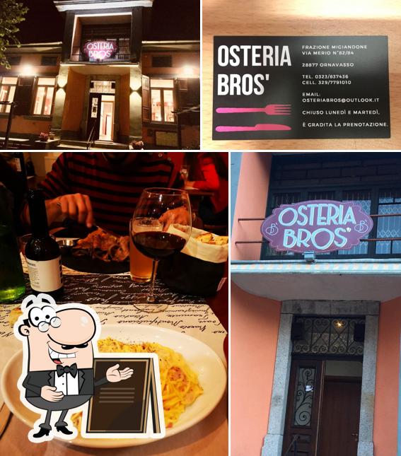 Gli esterni di Osteria Bros'