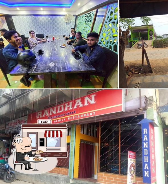 This is the picture showing exterior and interior at Randhan Restaurant