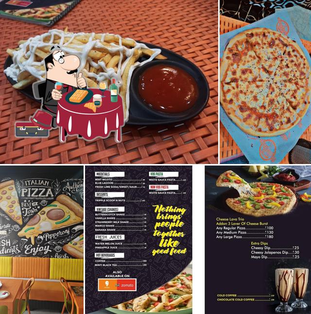 Waffles at Royal Kings pizzeria