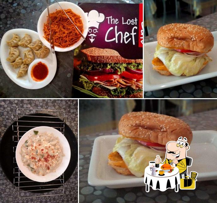 Pulled pork sandwich at The Lost Chef Cafe