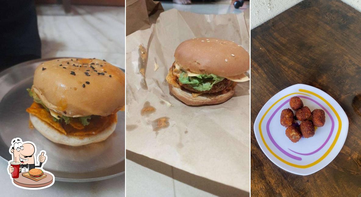 Try out one of the burgers served at The Melting Burgrr
