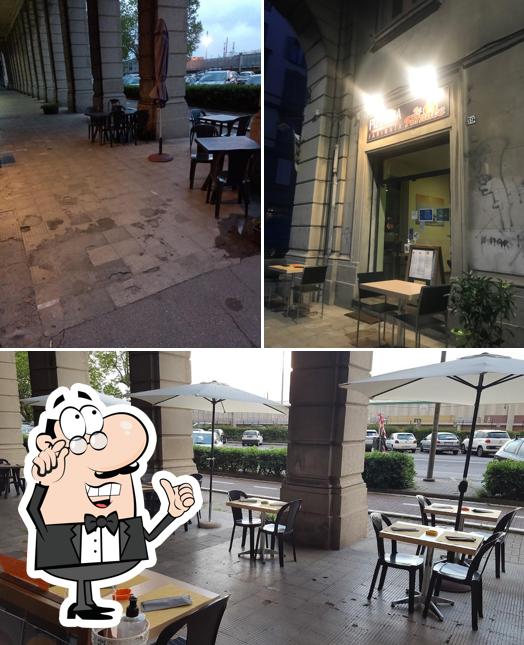 Gli interni di Pizzeria La Fornace