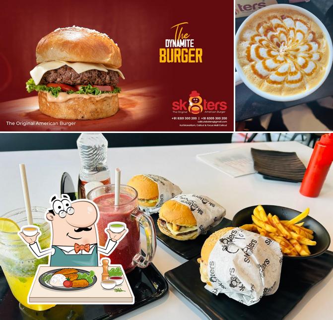 Meals at sk8ters Burger