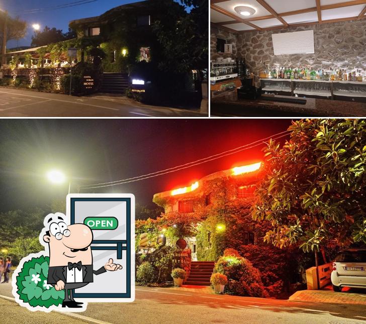 Tra le varie cose da Costa Dorada Ristorante si possono trovare la esterno e bevanda