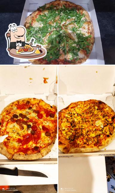 Prenez différents genres de pizzas