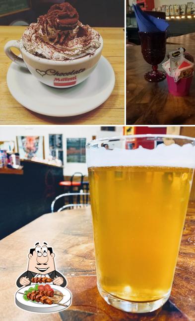 La cibo e birra del ristorante