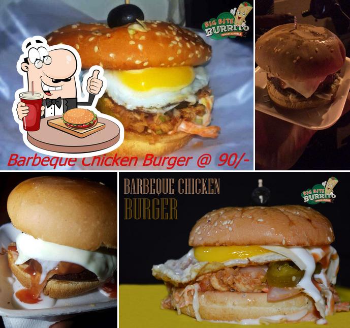 Order a burger at Big Bite Burrito