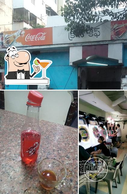 Crown Cafe and Meals is distinguished by drink and interior
