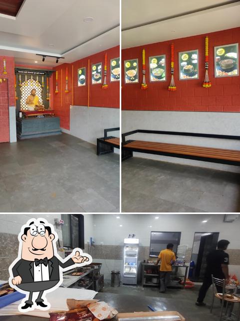 The interior of Hotel Shivraj Dhaba Parcel Seva, Nanded City