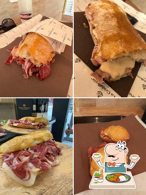 Panino con maiale stirato al La Cristalleria