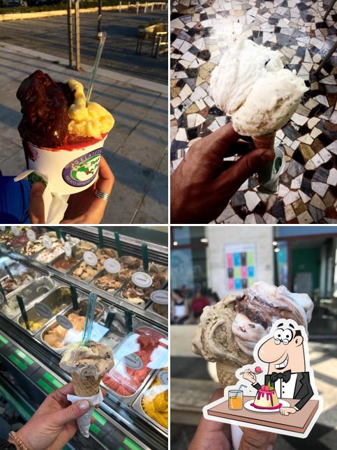 Gelateria PeterPan propone un'ampia varietà di dessert