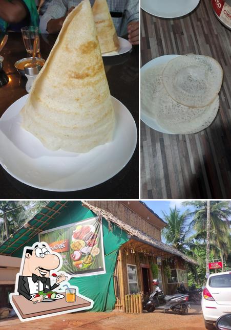 The restaurant's food and exterior