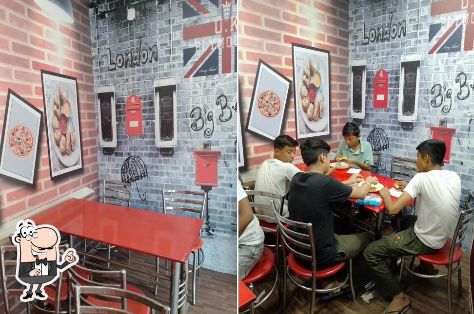 The interior of Yo pizza