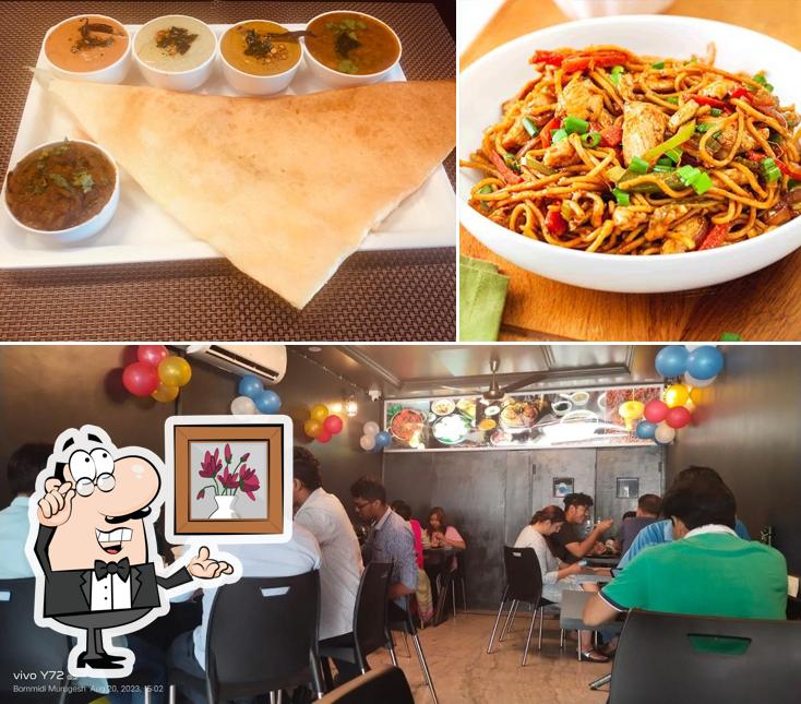 The interior of Rezhit Dish - South indian tasty Restaurant