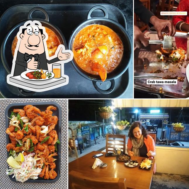 Food at Taacos Seafood Restaurant