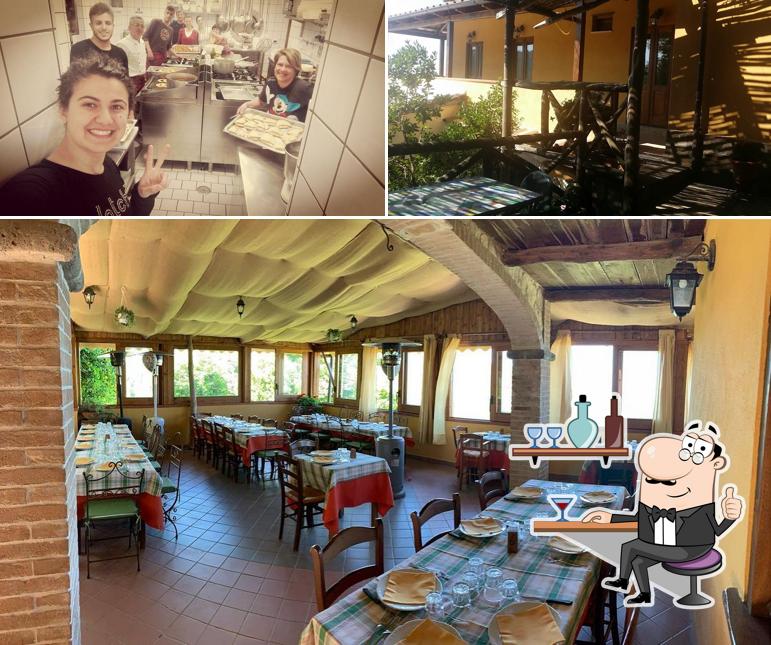 La immagine della interni e esterno di La Sorgente del Melo