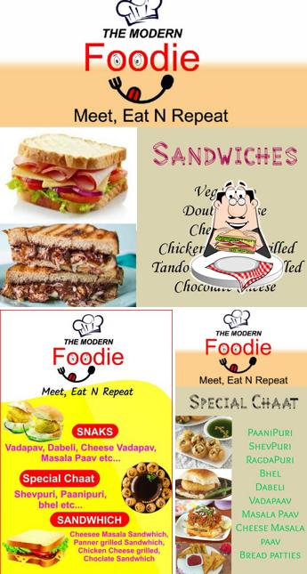 Club sandwich at Foodie