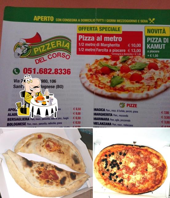 Cibo al Pizzeria Del Corso