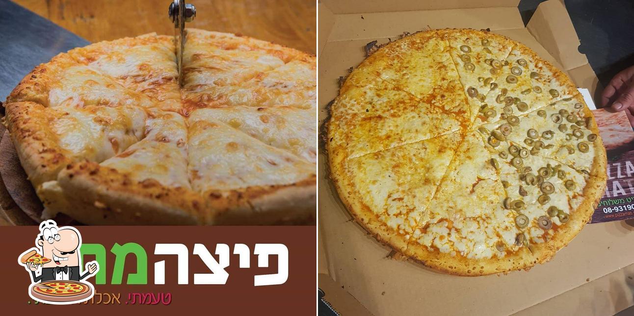 Try out various types of pizza