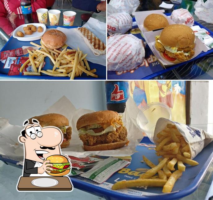Try out a burger at Bangs