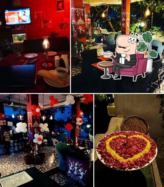 The interior of Candle light restaurant