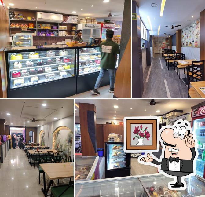 The interior of Green beret Bakery and food court
