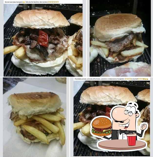Hamburger al SANTINO " FAMM STA BELL " TRUCK FOOD