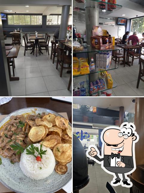 O interior do Padaria SK