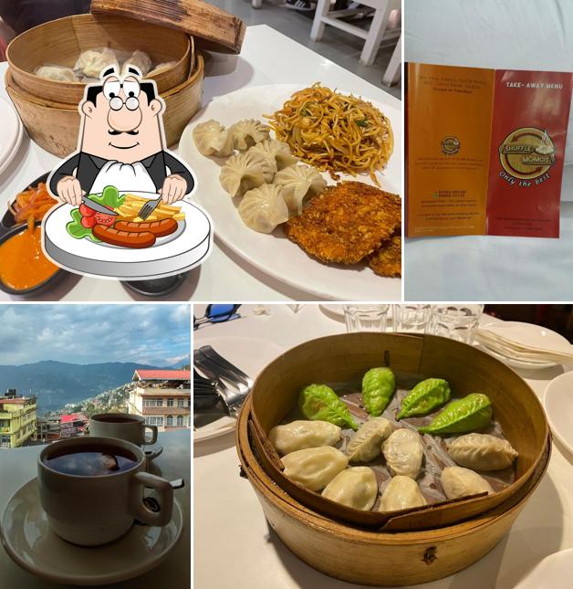 Food at Shuffle Momos
