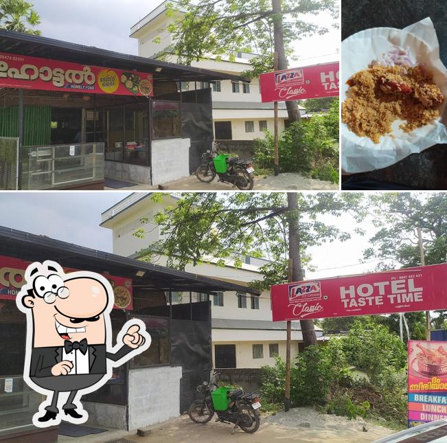Take a look at the picture depicting exterior and food at TASTE TIME HOTEL
