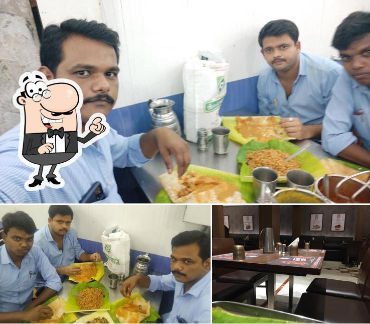 The interior of T. Nagar Briyani