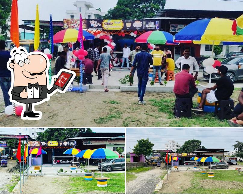 Among various things one can find exterior and food at The Carnival