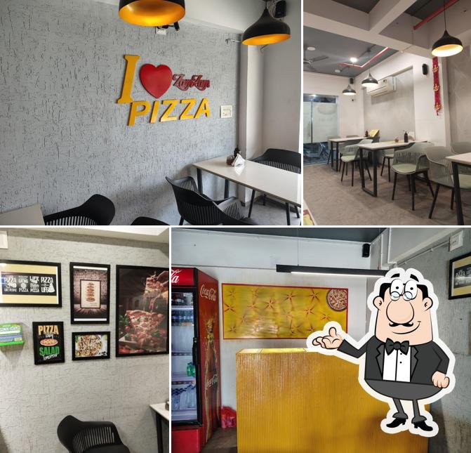 The interior of Zam Zam Pizza - Danilimda Ahmedabad