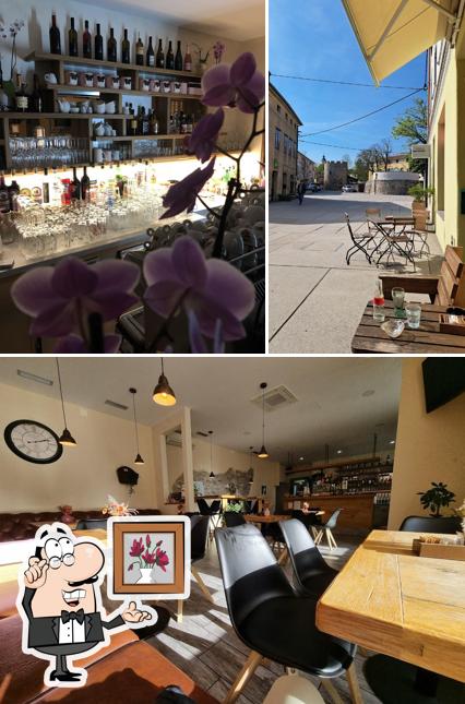 Gli interni di Cafe Cukr