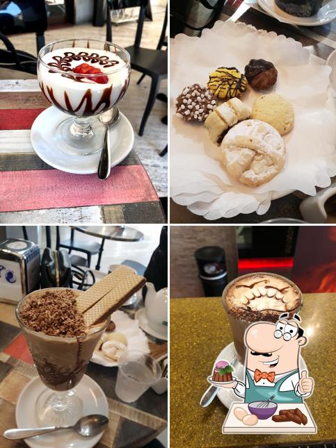Cafe Noir serve un'ampia gamma di dessert