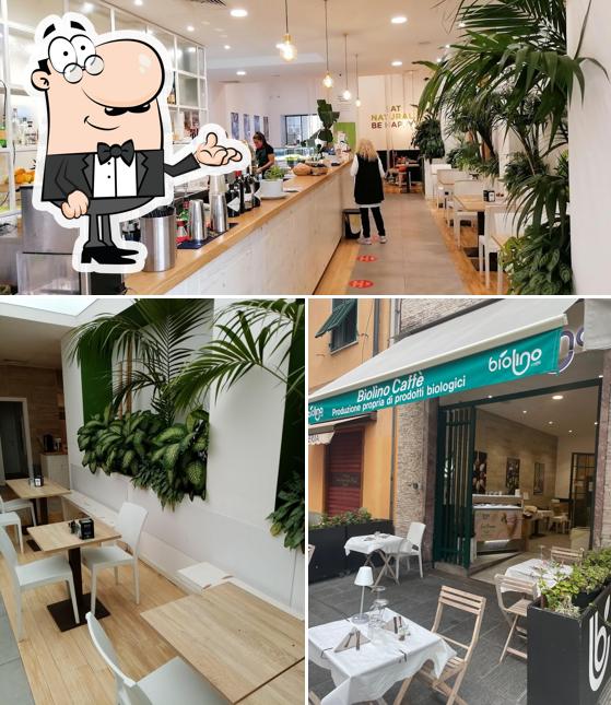 Dai un'occhiata agli interni di Bio Lino Caffè