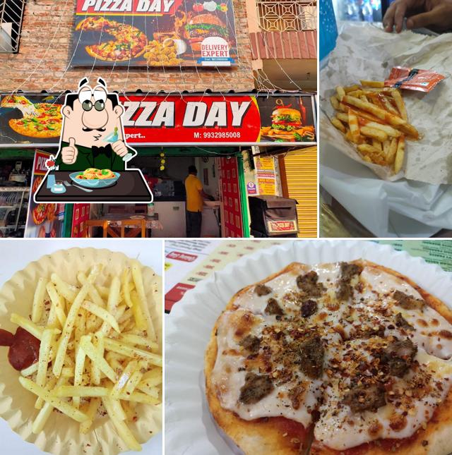 Food at Pizza day