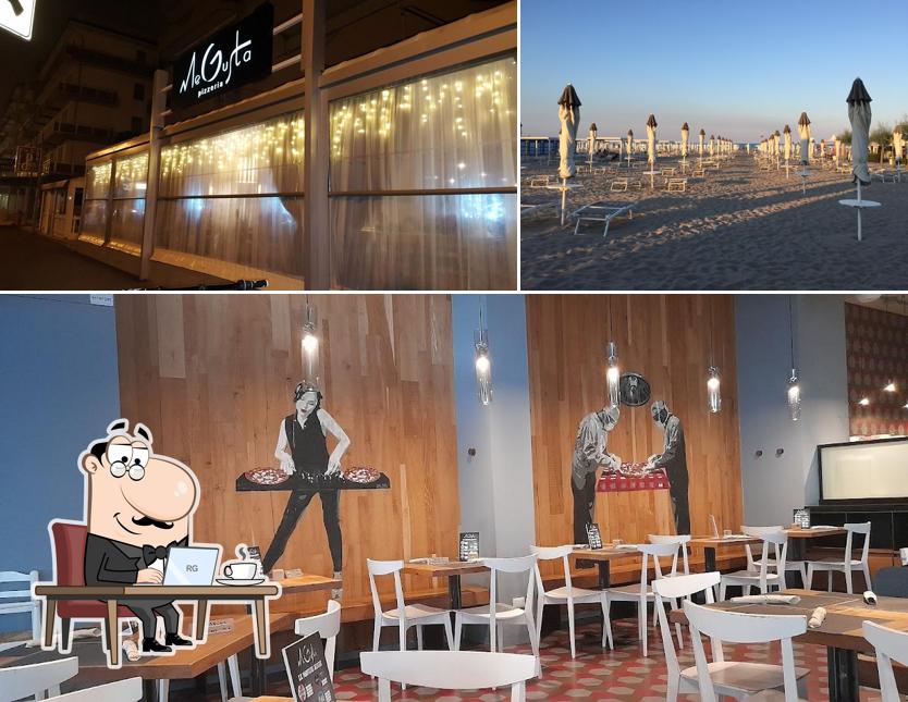 Gli interni di Pizzeria MeGusta