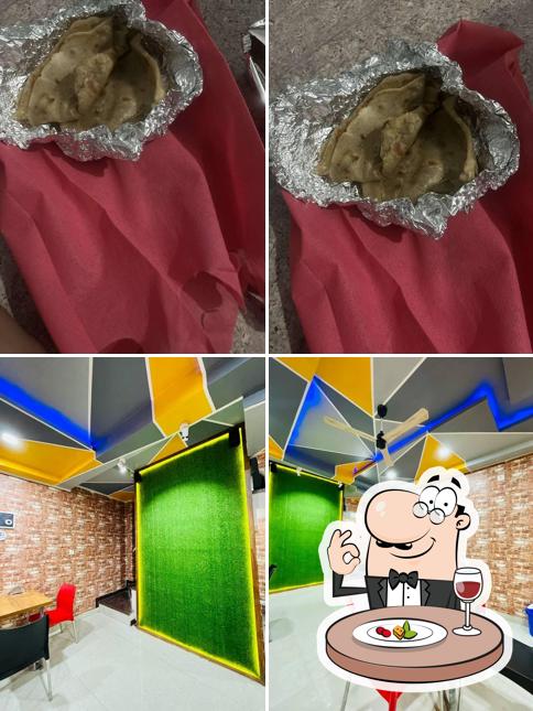 The photo of food and interior at Avadh Foods & Coffee Express