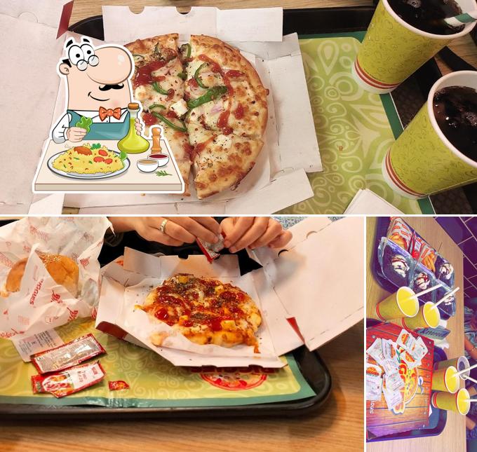 Food at Biggies Pizza Najibabad