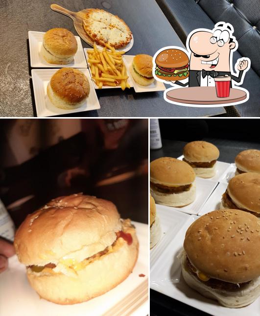 Try out a burger at FOOD MOHALLA
